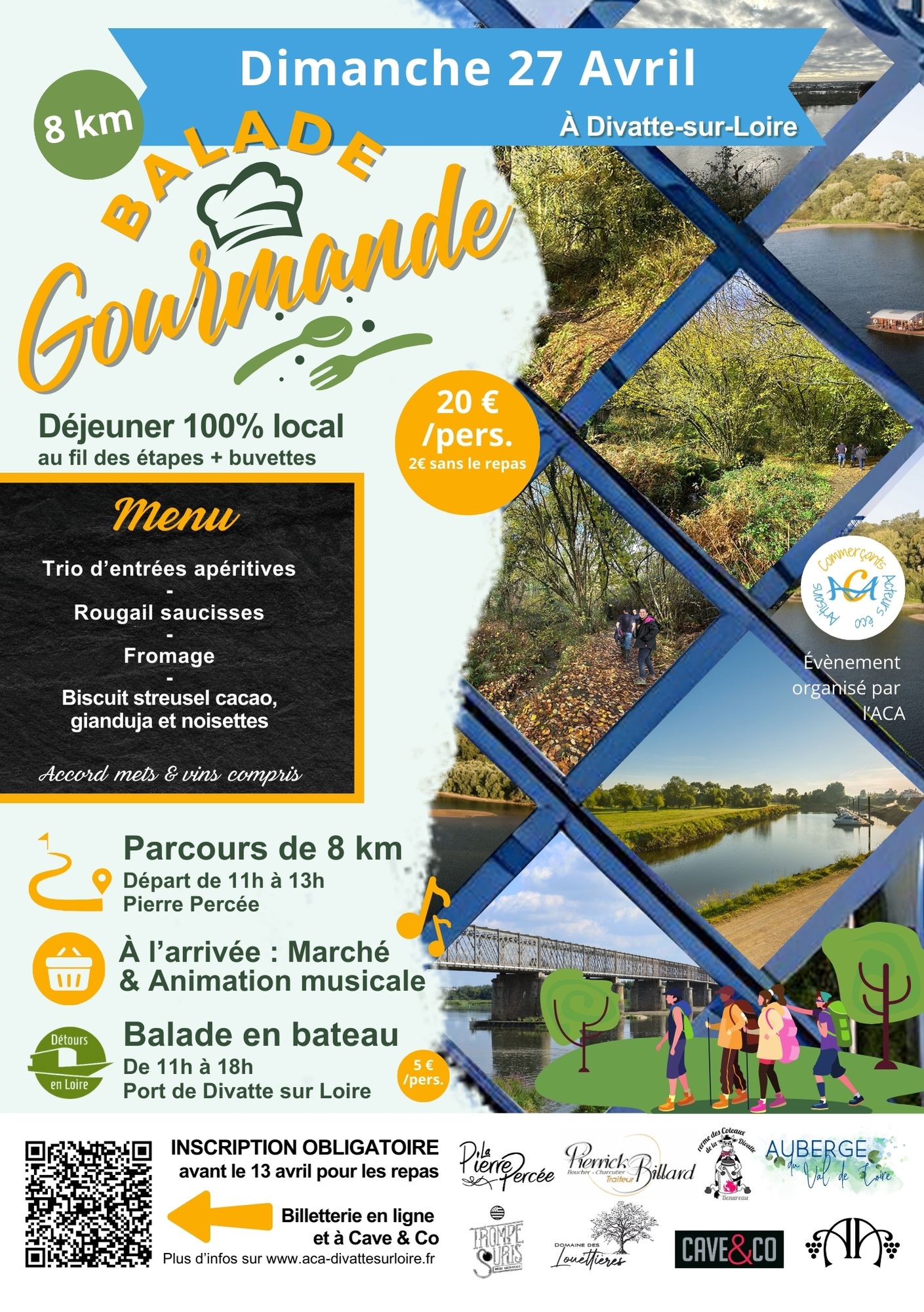 Affiche balade gourmande (A5)